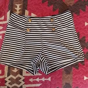 Striped sailor shorts